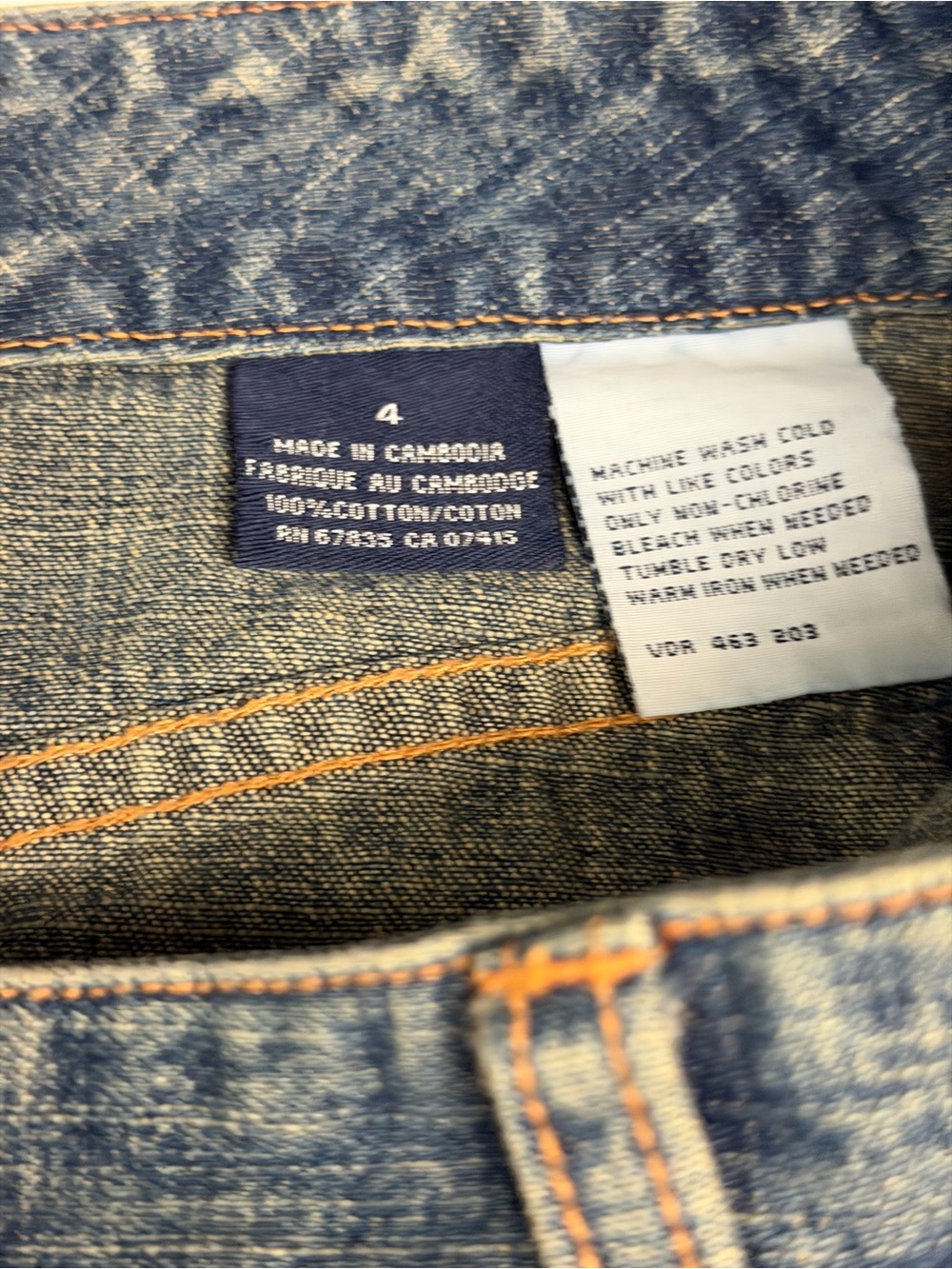 Nautica Jeans Women's Denim Skirt - Blue Size 4 - Picture 5 of 6